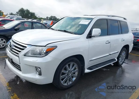2013 Lexus Lx 570 z USA, uszkodzony, nr VIN JTJHY7AX0D4095042